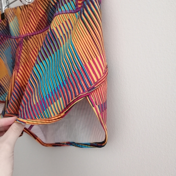 Smartwool Merino Wool Lined Road Running Shorts Pink Orange Blue Small - Picture 4 of 16